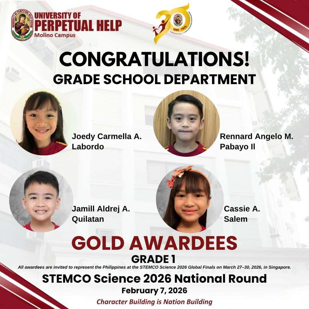 GRADE 1 - STEMCO Science 2026 National Round FEB 2026