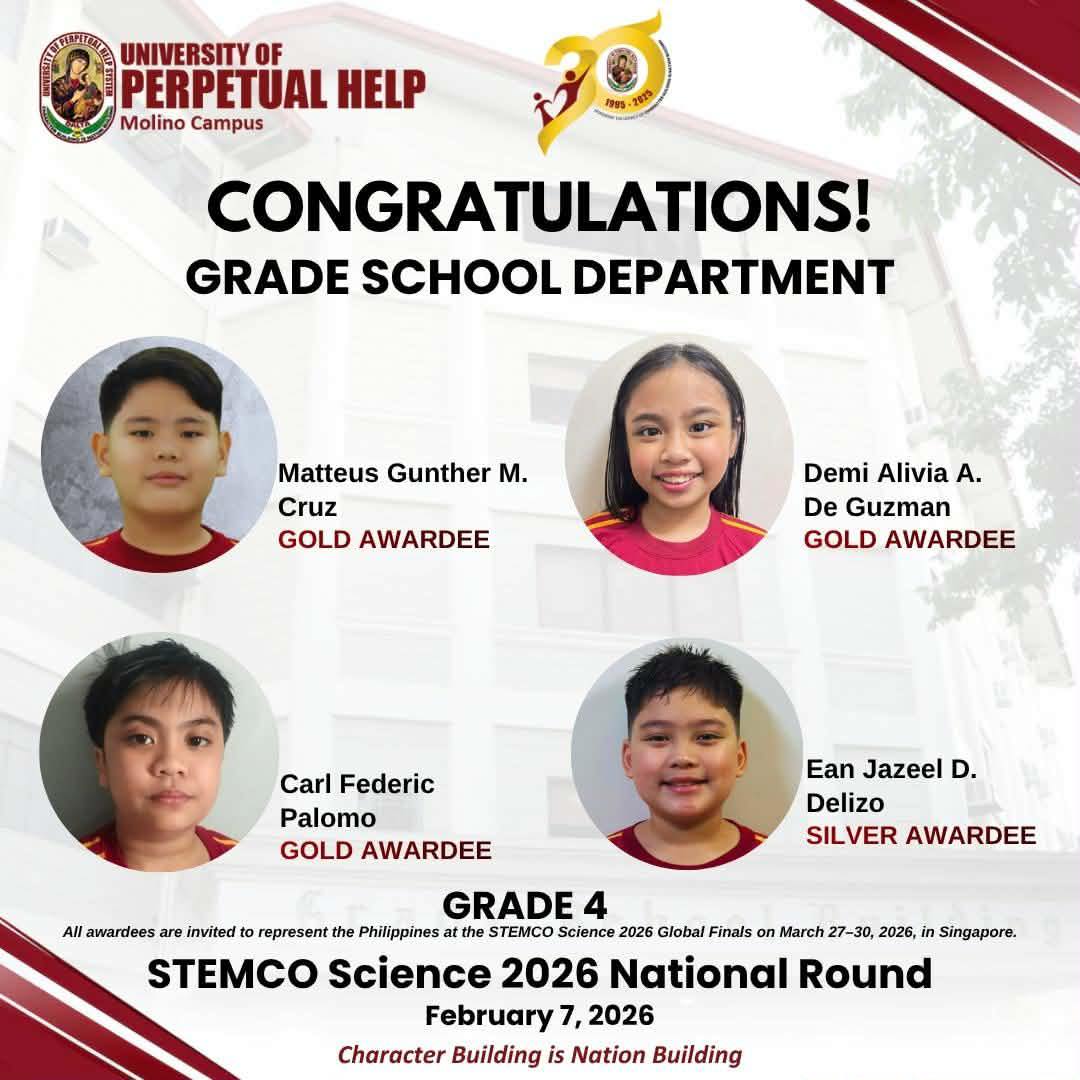 GRADE 4 - STEMCO Science 2026 National Round FEB 2026