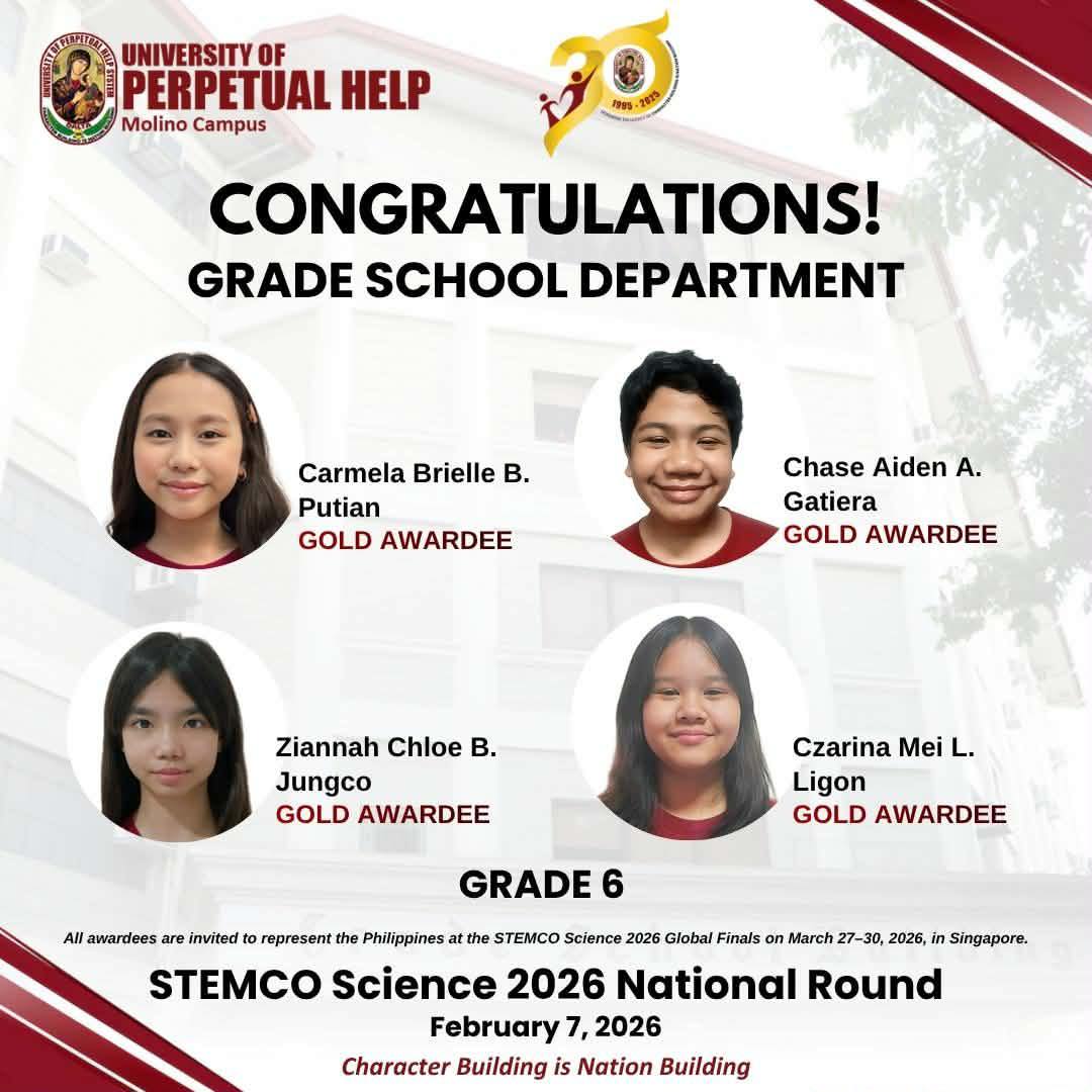 GRADE 6 - STEMCO Science 2026 National Round FEB 2026