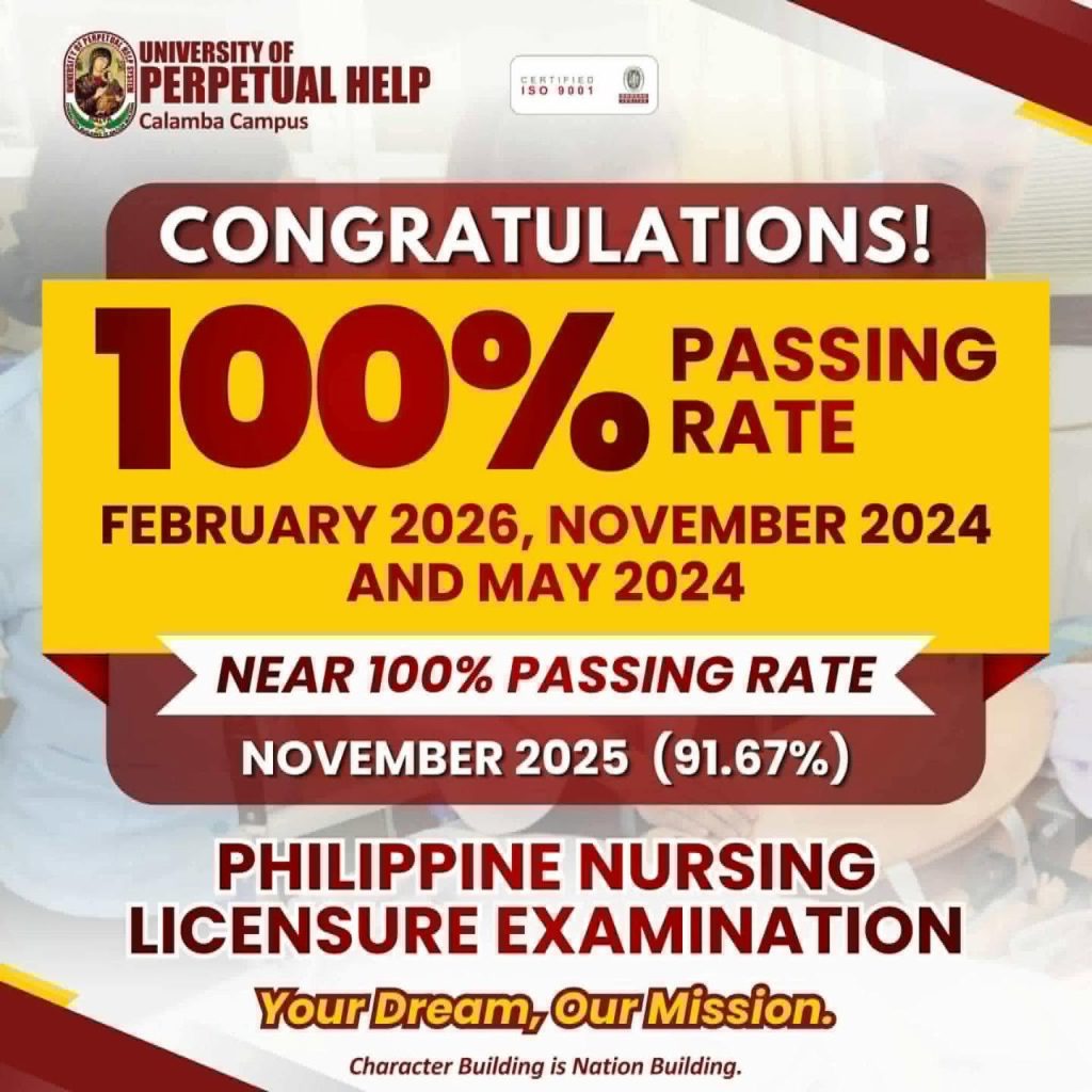 PHILIPPINE NURSING LICENSURE EXAMINATION PASSER FEB 2026, NOV, MAY 2024 CAL