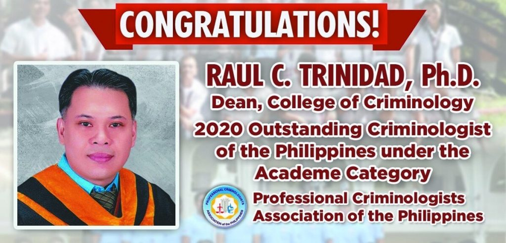 2020 Outstanding Criminologist University Of Perpetual Help System Dalta